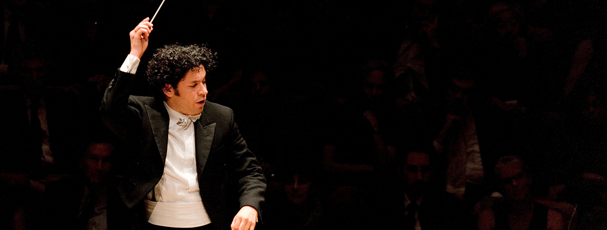 Gustavo Dudamel. Photo by Vern Evans/LA Phil.
