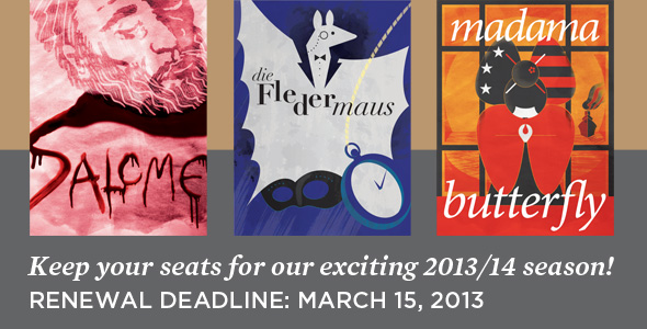 Subscribe now for the 2013/14 season!