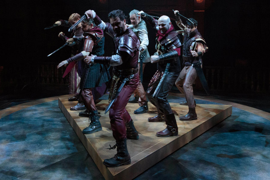 Cast of Antony and Cleopatra. Photo by Teresa Wood.