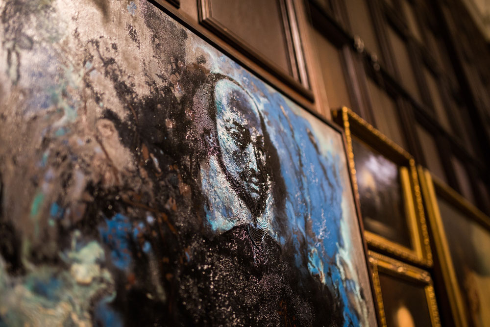 Painting Shakespeare. Photo by Yassine El Mansouri. 