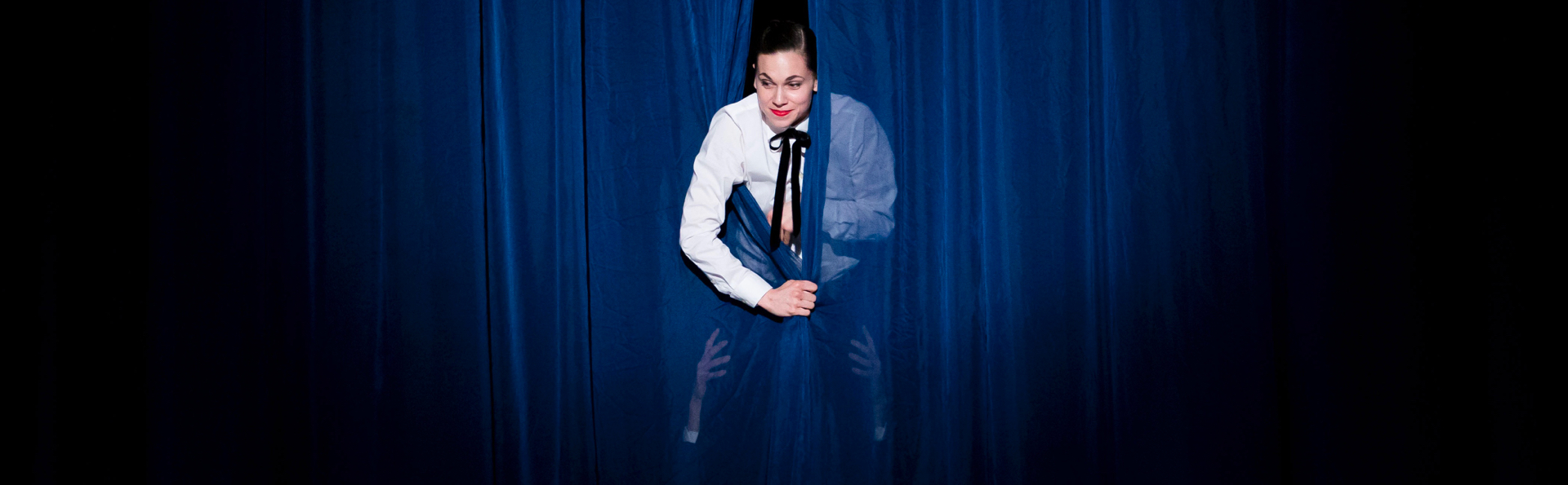 Hubbard Street Dancer Jacqueline Burnett in I am Mister B by Gustavo Ramírez Sansano. Photo by Todd Rosenberg.