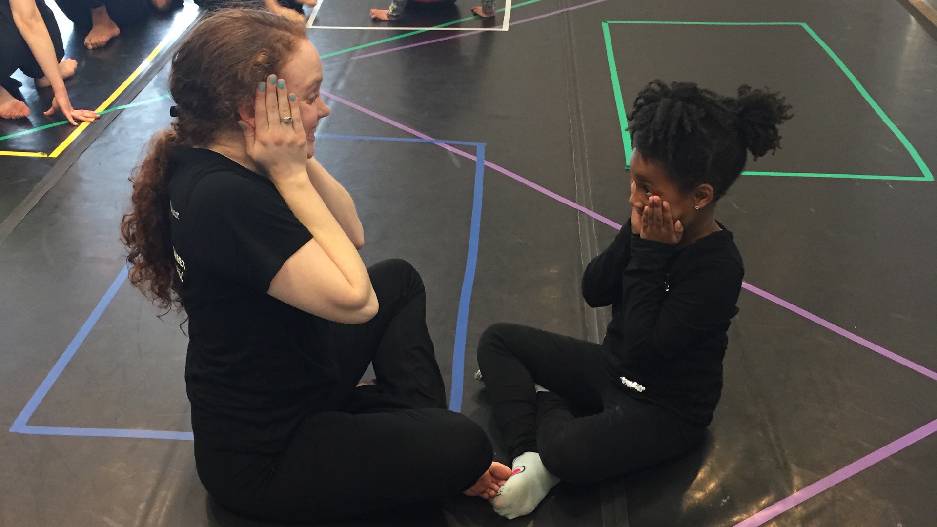 The Autism Project class at the Hubbard Street Dance Center. Photo by Kathryn Humphreys.