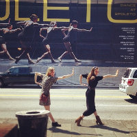 On Instagram: Hubbard Street Dancers Emilie Leriche and Alice Klock stop traffic at #Spoleto
