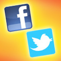 Facebook and Twitter