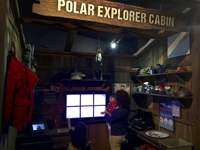 Explore a cabin in the polar region