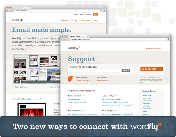Two new ways to connect with WordFly