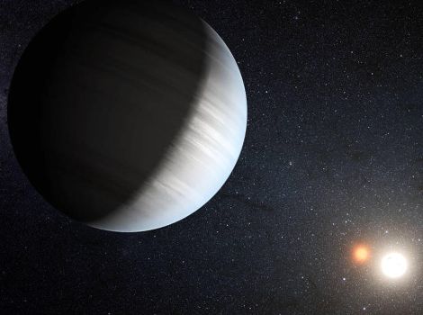 Illustration of the Kepler-47 Exoplanet