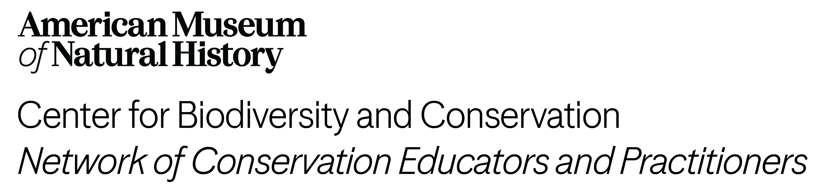 American Museum of Natural History Center for Biodiversity and Conservation - Network of Conservation Educators and Practicioners