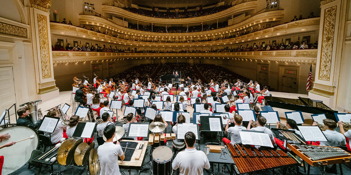 2022 NYO2 Carnegie Hall Concert