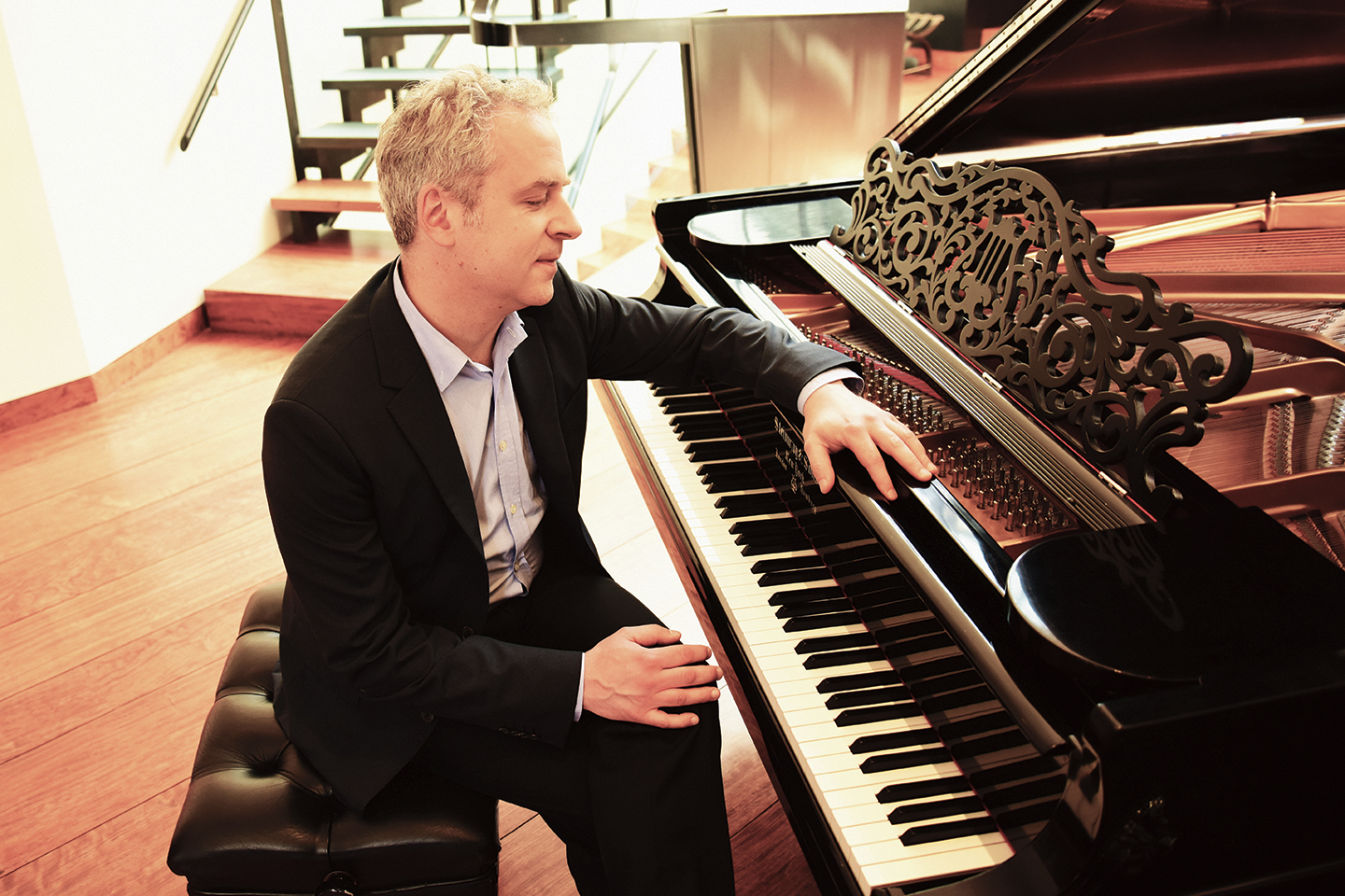 Jeremy Denk at the piano