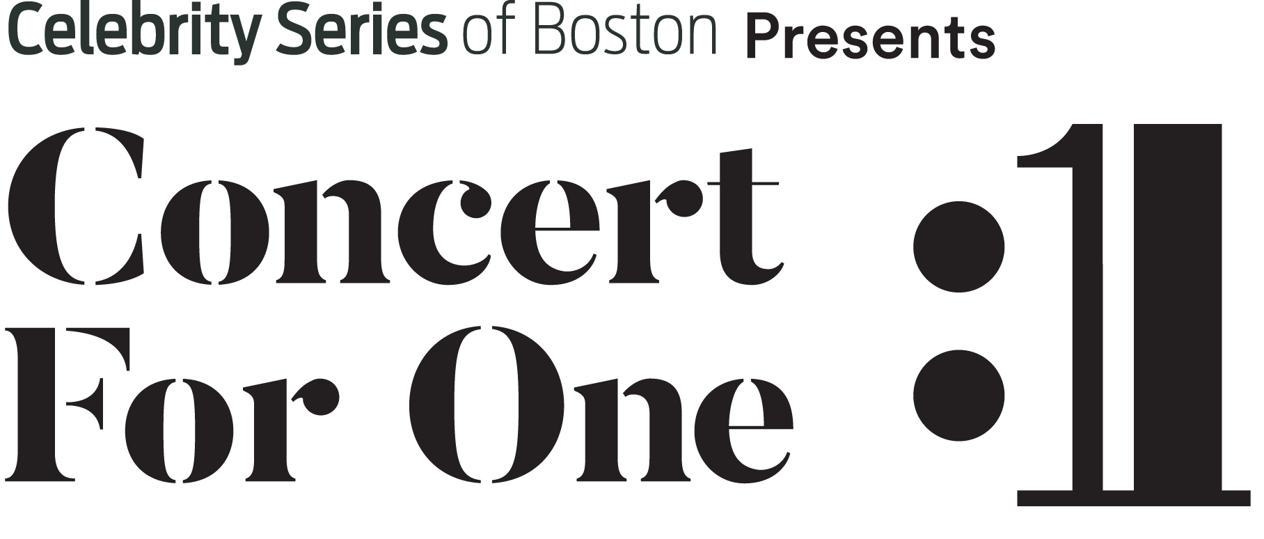 Celebrity Series of Boston Presents Concert for One