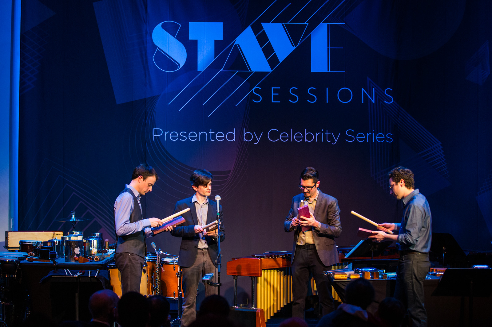 Third Coast Percussion playing Woodblocks at Stave Sessions 2015