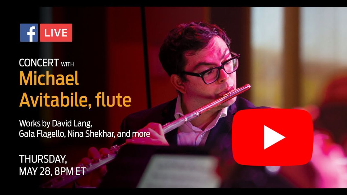 Celebrity Series at Home Mike Avitabile, flute
