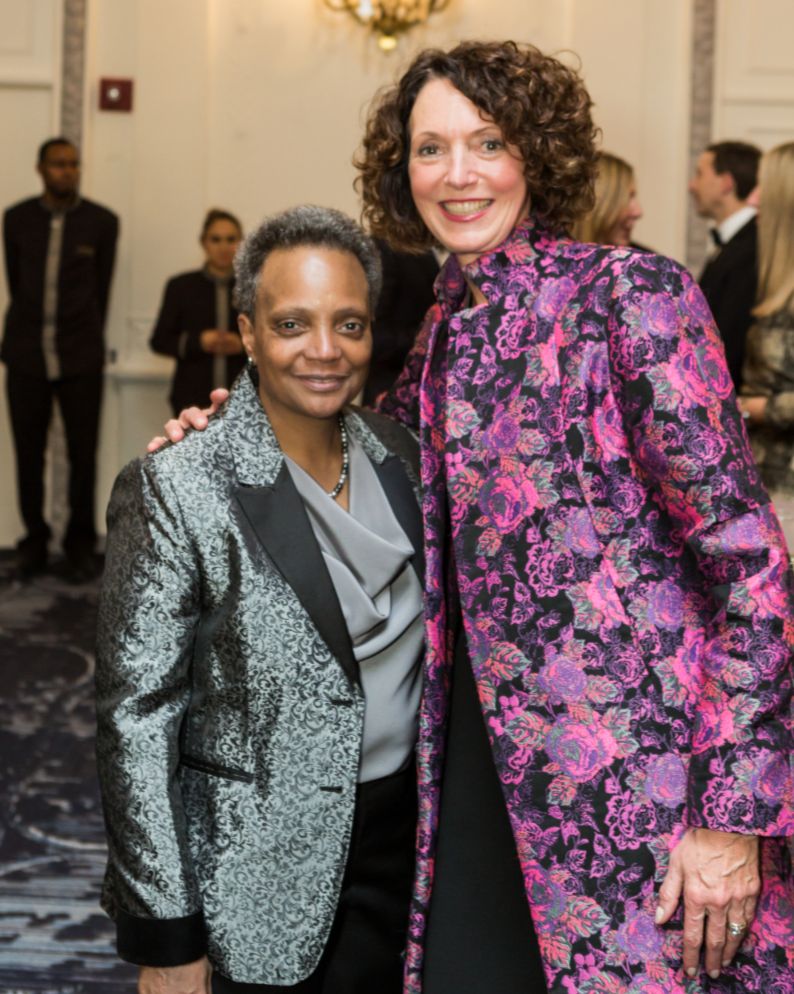 Lori Lightfoot and Lynn Osmond