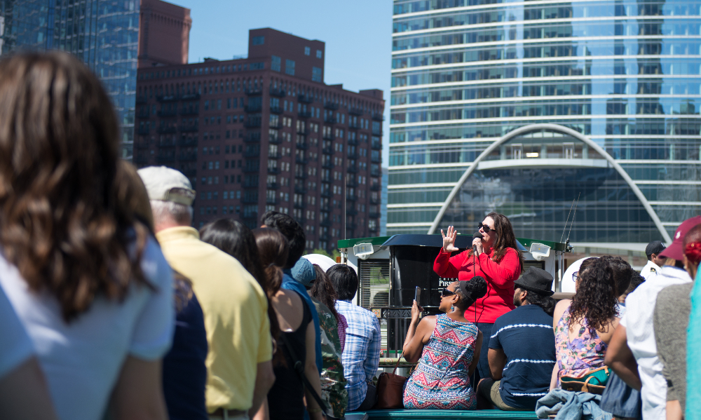 River cruise docent