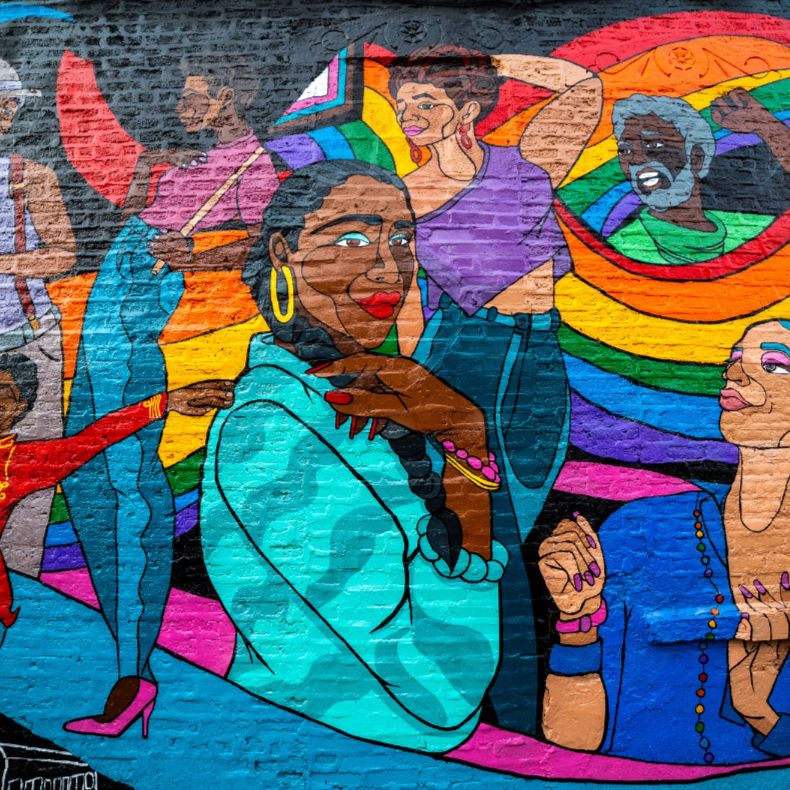 Fierce Mural. Photo by Anna Munzesheimer.