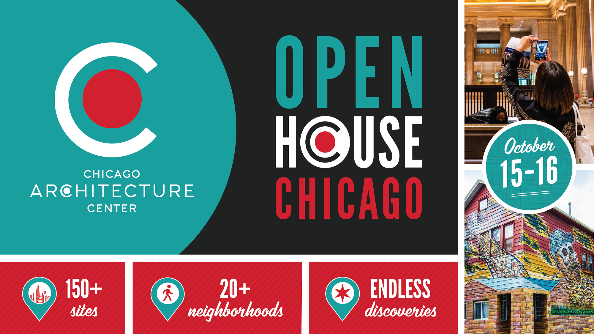 Open House Chicago - October 2022 - 150+ sites - 20+ neighborhoods - Endless Discoveries