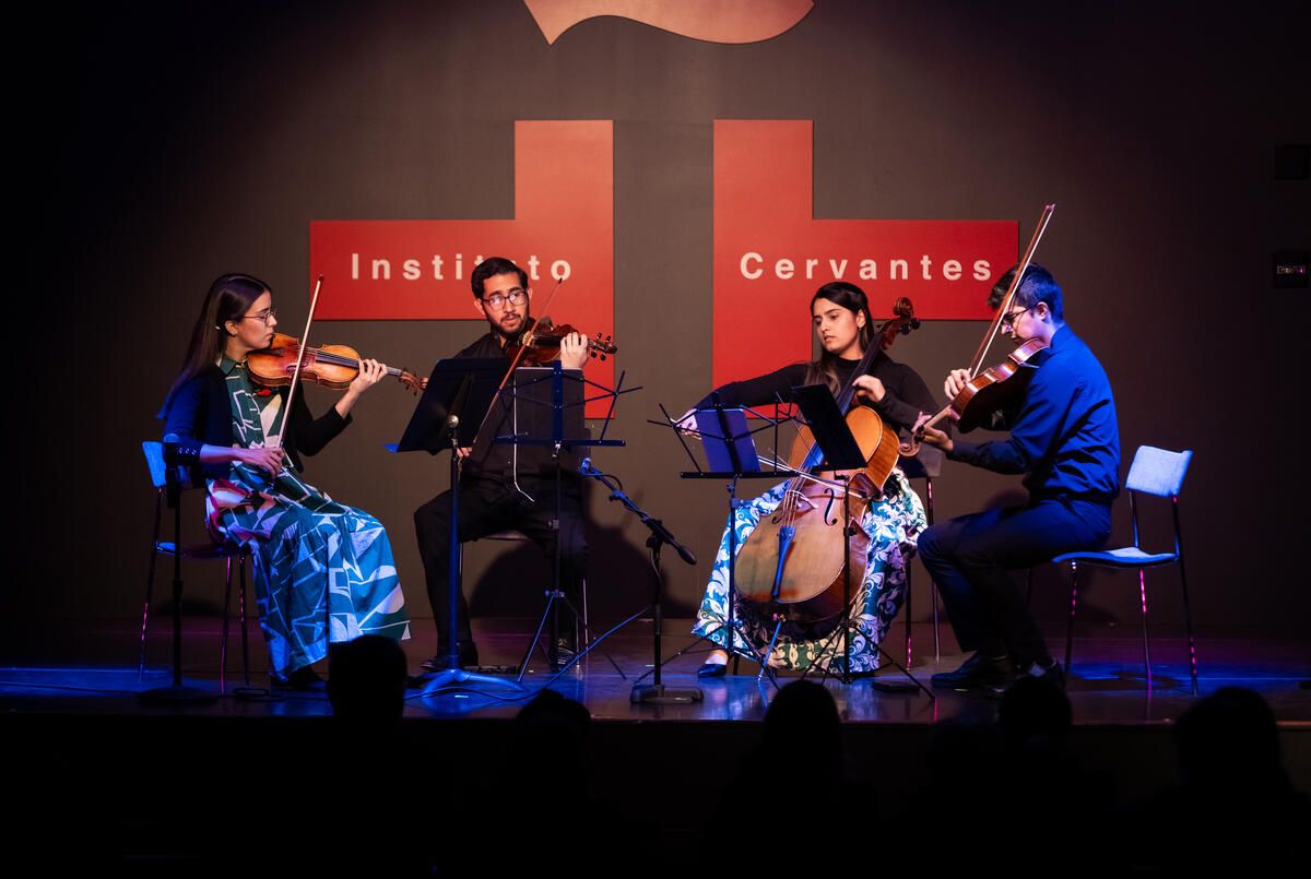 String quartet of musicians from the Civic Orchestra of Chicago