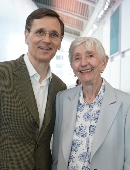 Dr. Phyllis Bleck and John Hagstrom