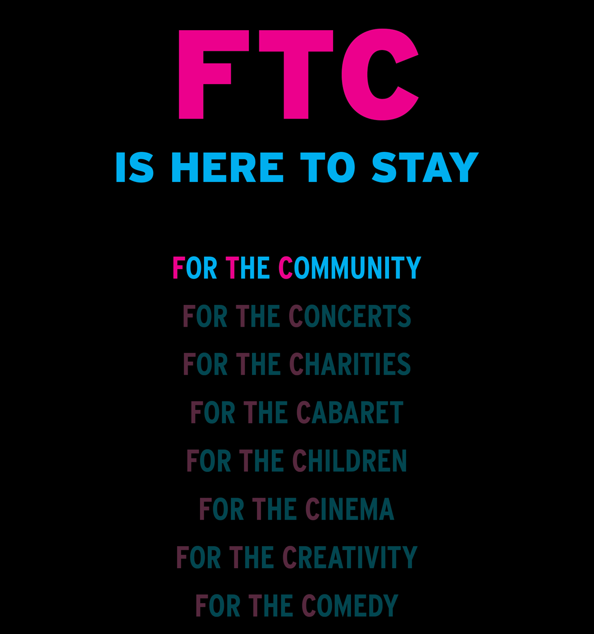 FTC IS HERE TO STAY
