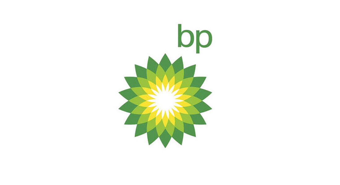 Image of BP logo design. 