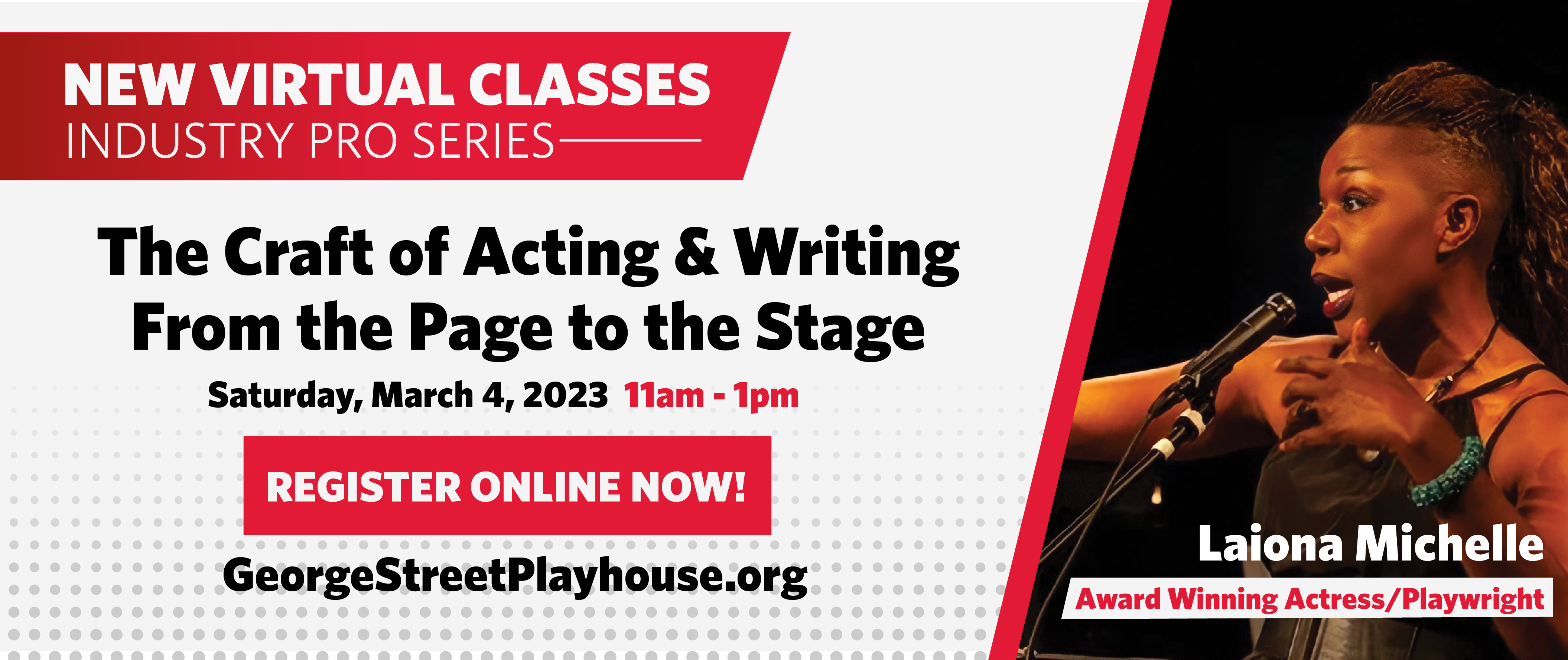 New Virtual Class - The Craft of Acting and Writing 
