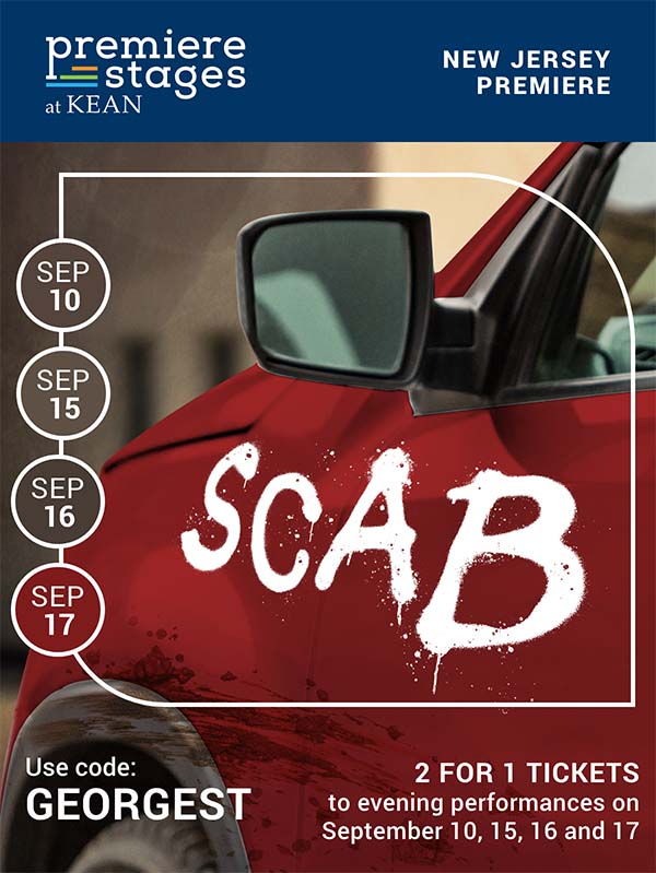 SCAB: Use Code GEORGEST for 2 for 1 tickets