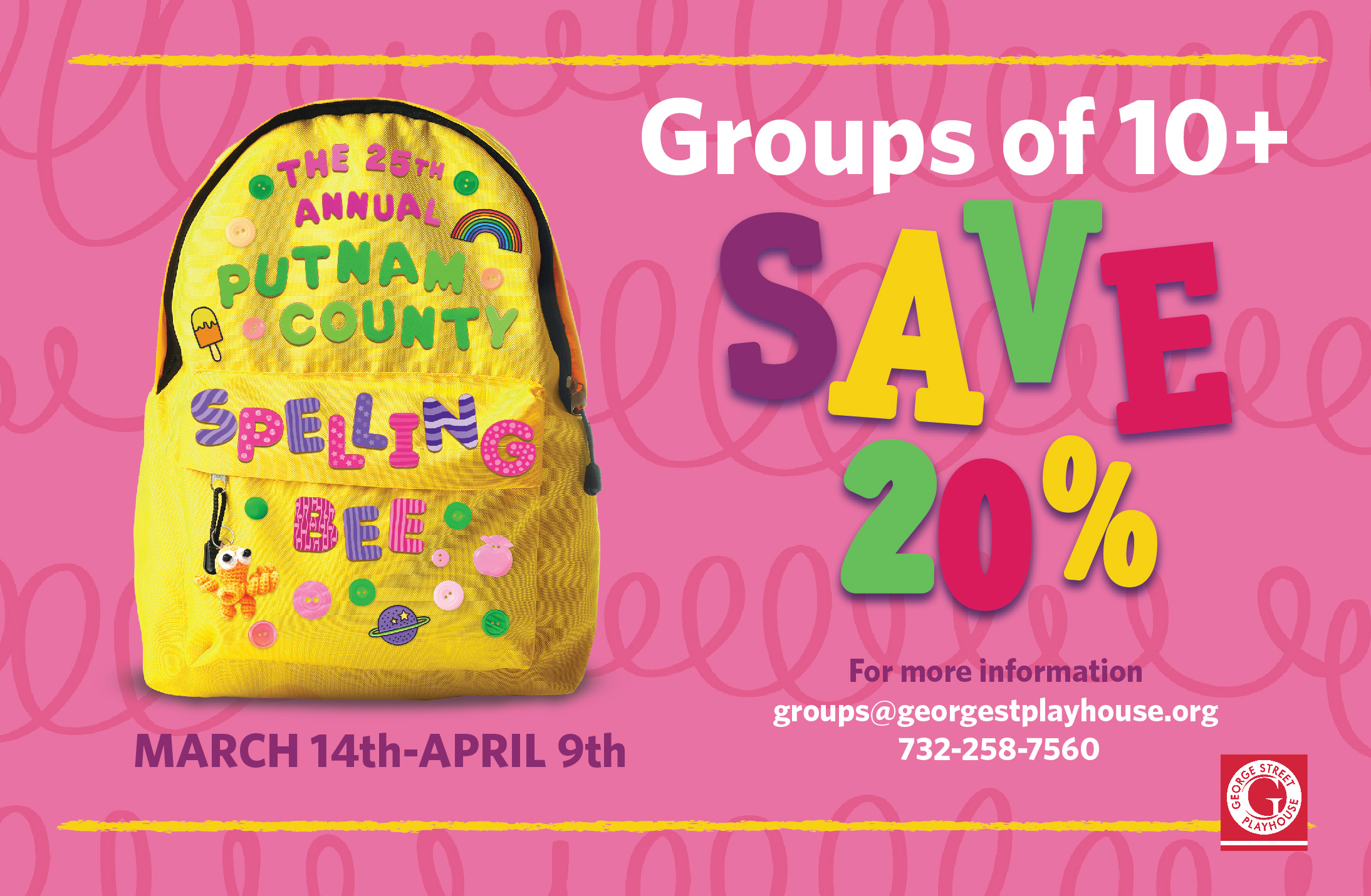 Spelling Groups of 10+ Save 20% 
