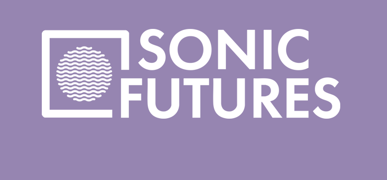 The Sonic Futures logo is displayed. The background is a light purple and the text is white