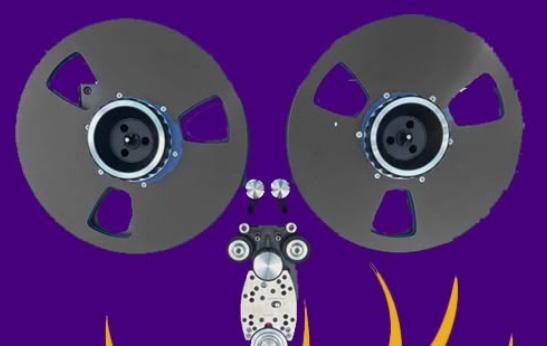 Animated DJ decks are seen against a purple background