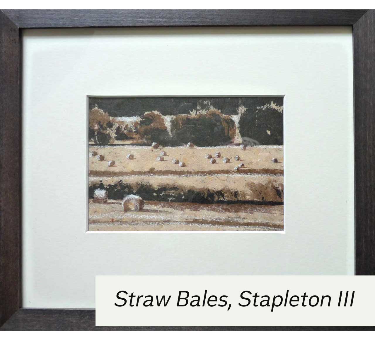 Straw Bales, Moor Farm, Stapleton III by Simon Dorrell