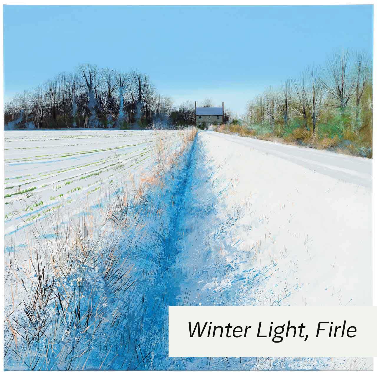 Winter Light, Firle by Paul Evans