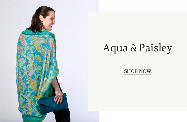 Aqua and Paisley Mother''s Day Get the Look
