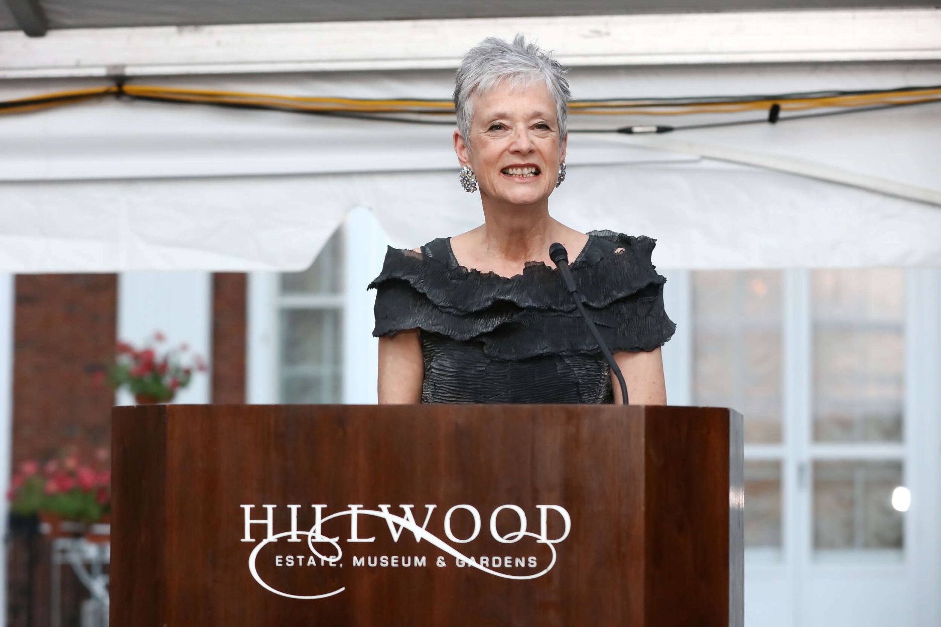Kate Markert at Hillwood’s 2017 gala. Photo courtesy of Tony Powell.