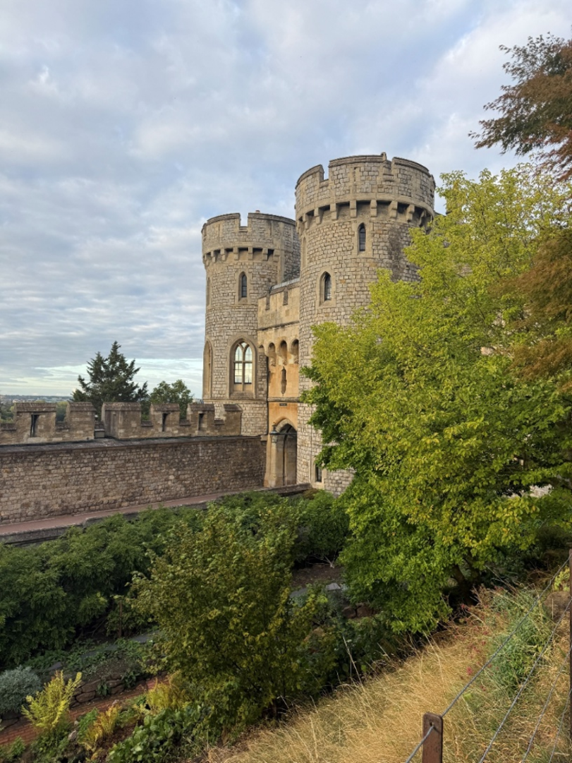 View of a gate at Windsor Castle. Photo courtesy of Megan Martinelli.