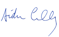 Signature of Aidan Connolly