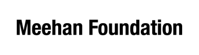 A black and white text logo. Text: Meehan Foundation