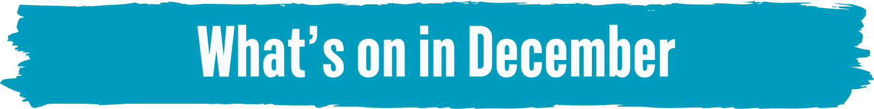What's on in December