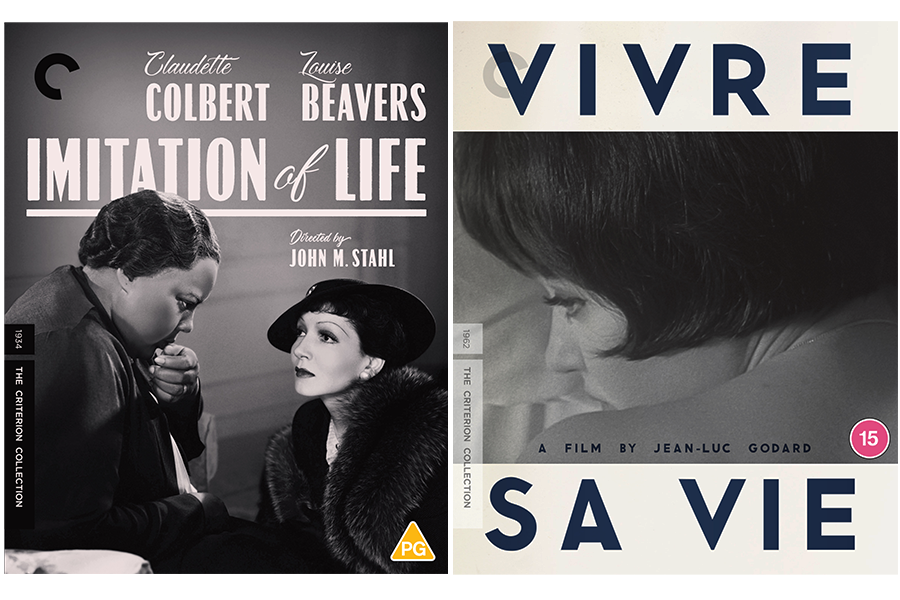 An image of two Blu-Ray covers for the films Imitation of Life and Vivre Sa Vie
