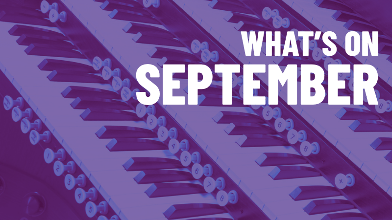 What's on September header image