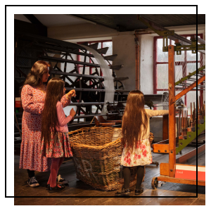 A family in a cinema