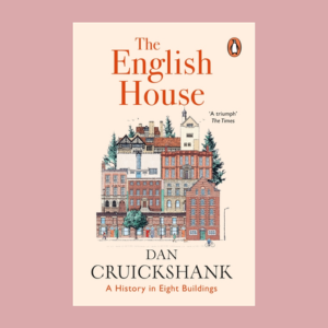 Book with illustrations of houses on the cover