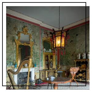 kirkstall abbey covered in snow