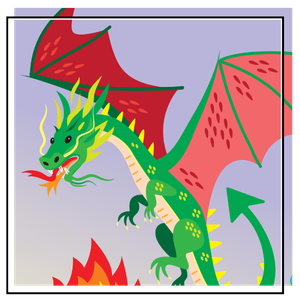 illustrated dragon