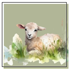 illustration of a lamb