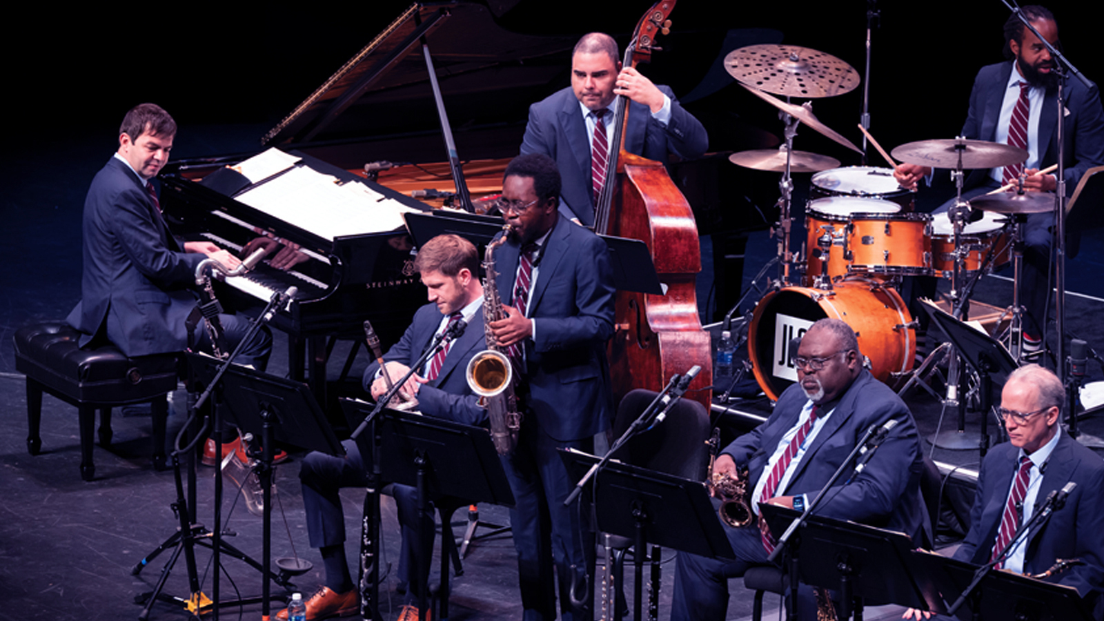 Jazz at Lincoln Center playing on stage