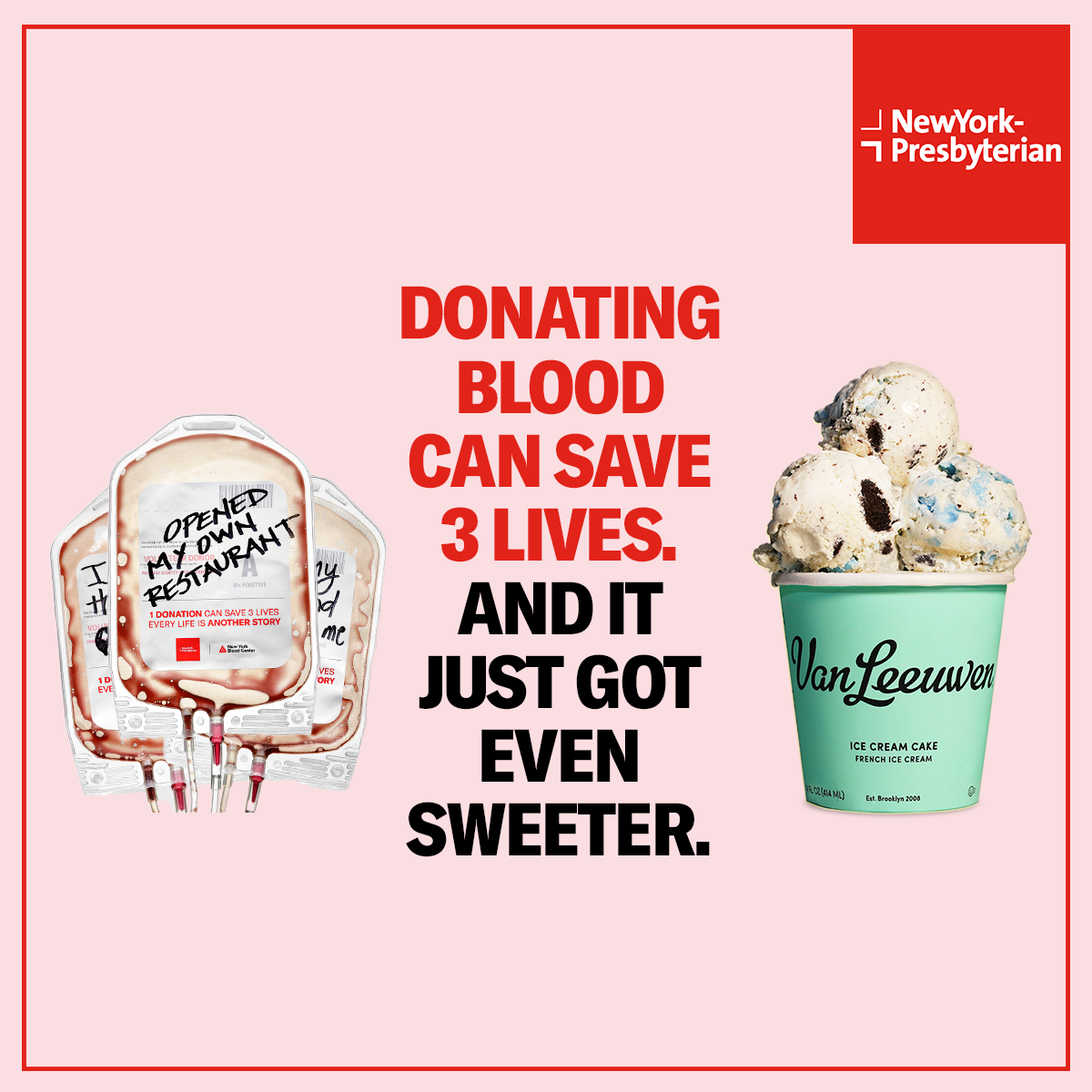 Donating blood can save 3 lives. And it just got even sweeter.