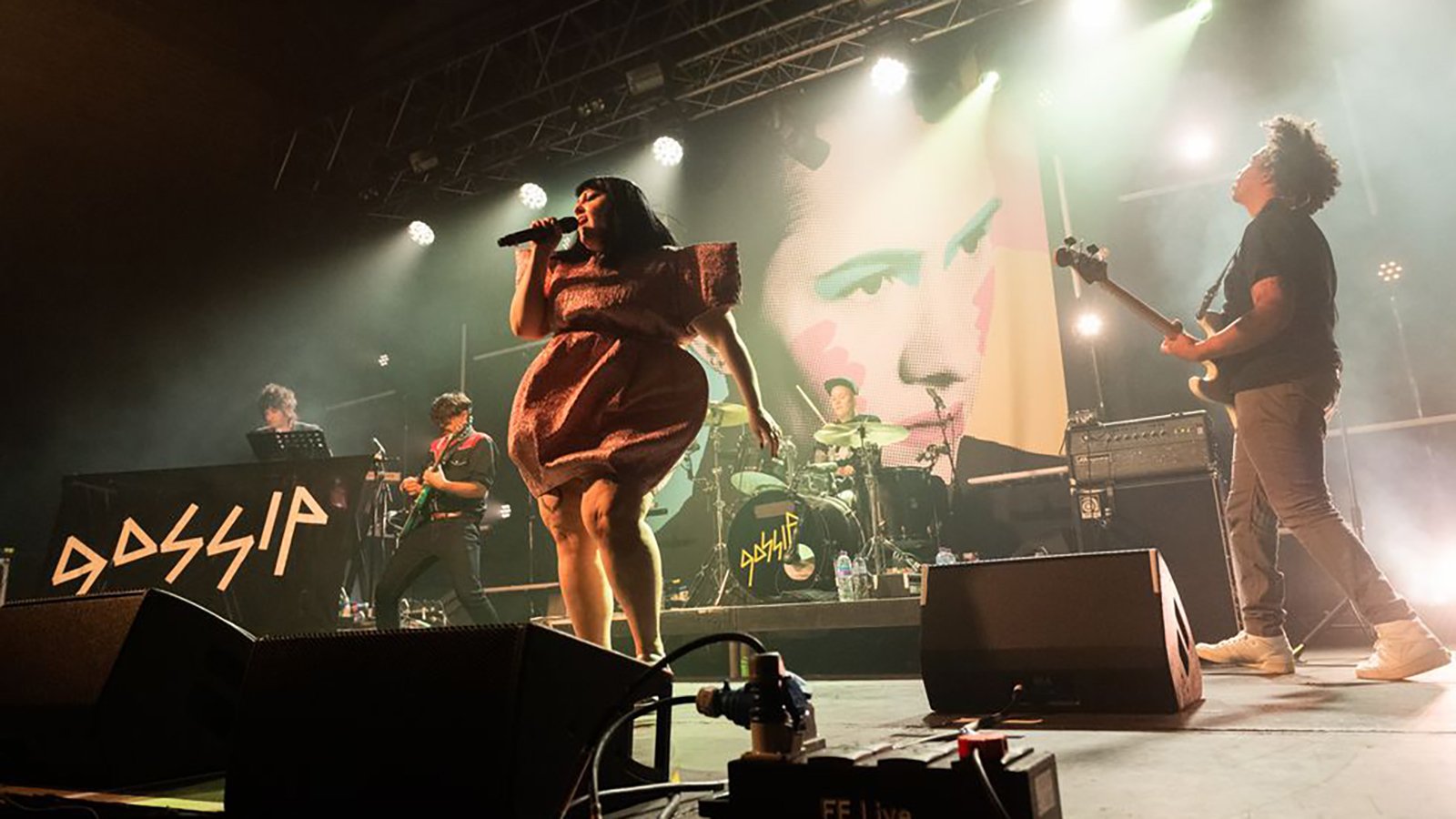 Performers on stage