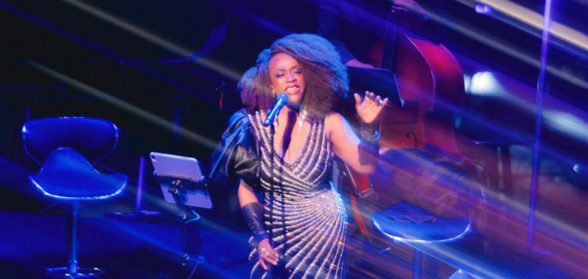 Sandra St. Victor performing at the Appel Room. Photo by Lawrence Sumulong.