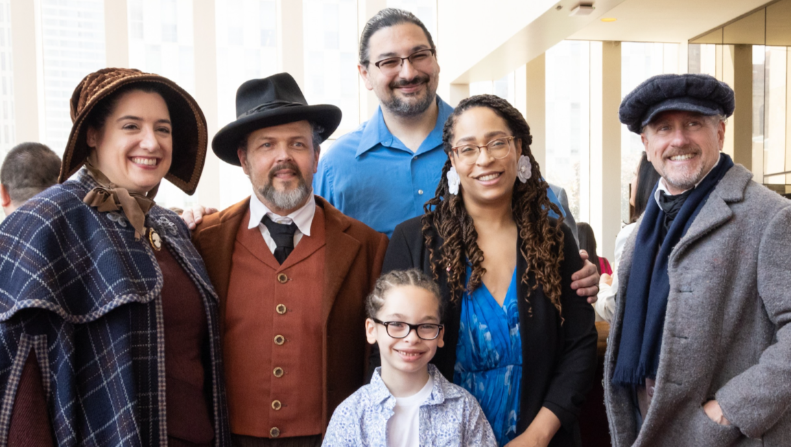 photo strip of a womans portrait